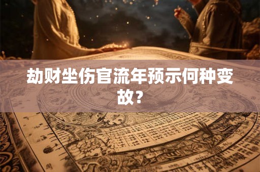劫财坐伤官流年预示何种变故？