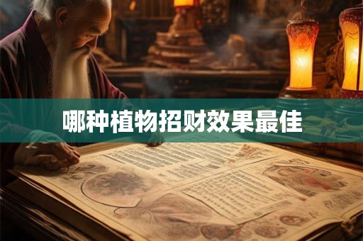 哪种植物招财效果最佳