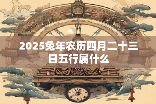 2025兔年农历四月二十三日五行属什么