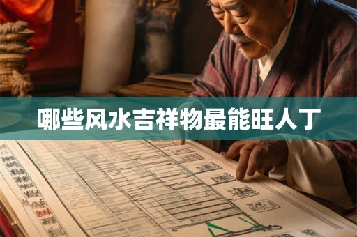 哪些风水吉祥物最能旺人丁
