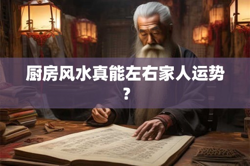 厨房风水真能左右家人运势? 厨房风水真能左右家人运势?