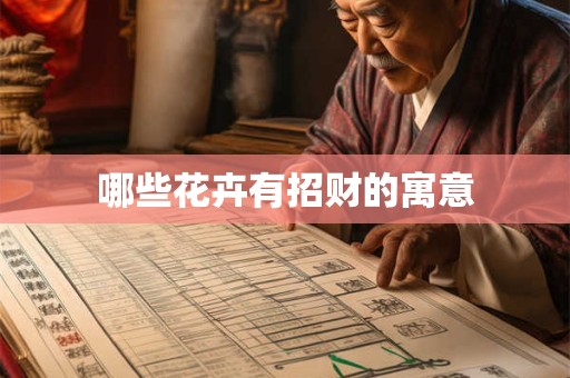 哪些花卉有招财的寓意