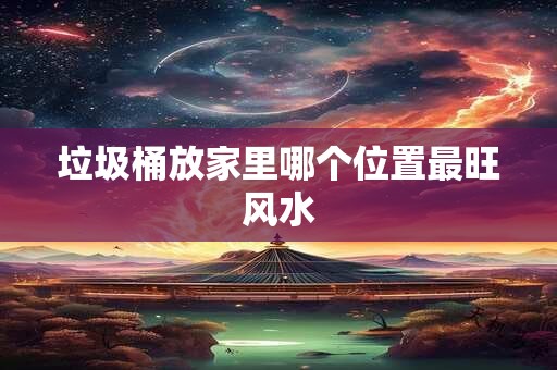 垃圾桶放家里哪个位置最旺风水