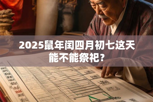 2025鼠年闰四月初七这天能不能祭祀？