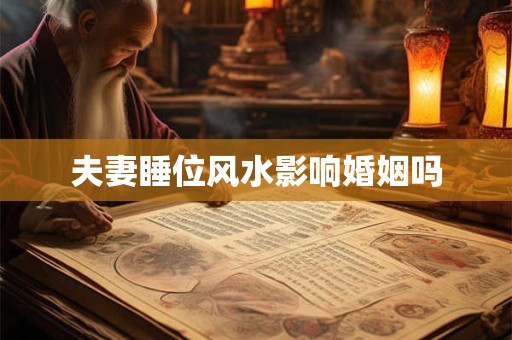 夫妻睡位风水影响婚姻吗