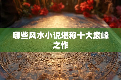哪些风水小说堪称十大巅峰之作 哪些风水小说堪称十大巅峰之作
