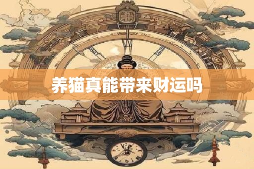 养猫真能带来财运吗