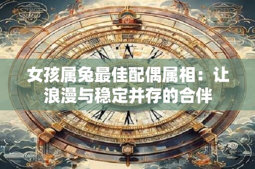 女孩属兔最佳配偶属相：让浪漫与稳定并存的合伴