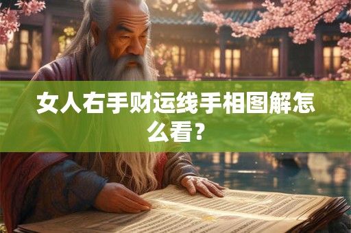 女人右手财运线手相图解怎么看？