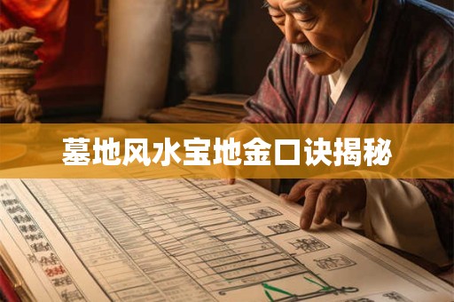 墓地风水宝地金口诀揭秘