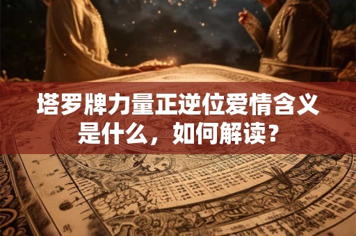 塔罗牌力量正逆位爱情含义是什么，如何解读？