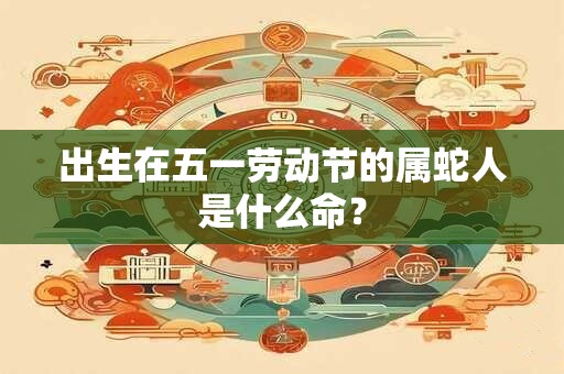 出生在五一劳动节的属蛇人是什么命？