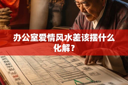 办公室爱情风水差该摆什么化解？