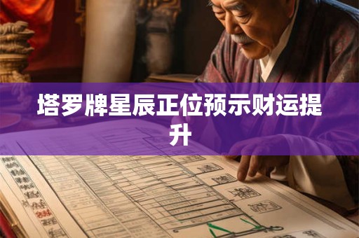 塔罗牌星辰正位预示财运提升