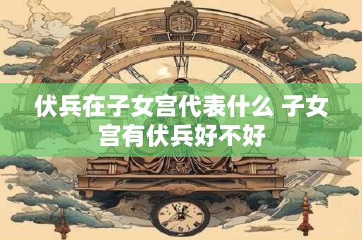 伏兵在子女宫代表什么 子女宫有伏兵好不好