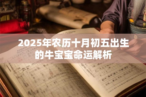 2026年农历十月初五出生的牛宝宝命运解析