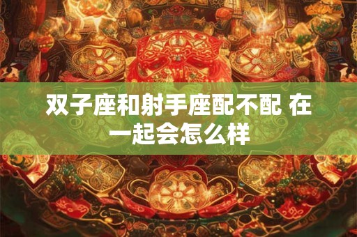 双子座和射手座配不配 在一起会怎么样