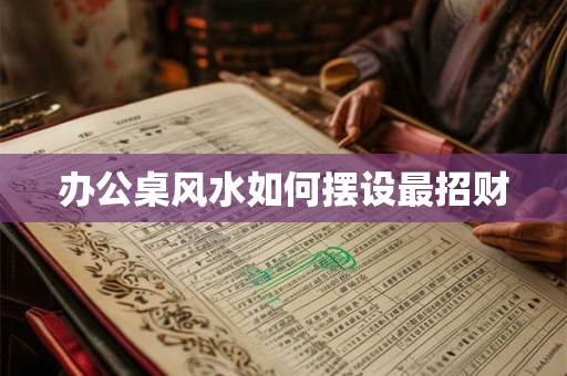 办公桌风水如何摆设最招财