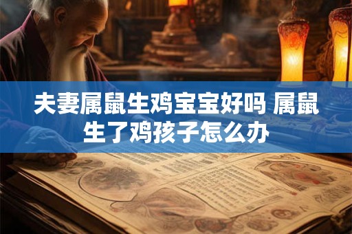夫妻属鼠生鸡宝宝好吗 属鼠生了鸡孩子怎么办
