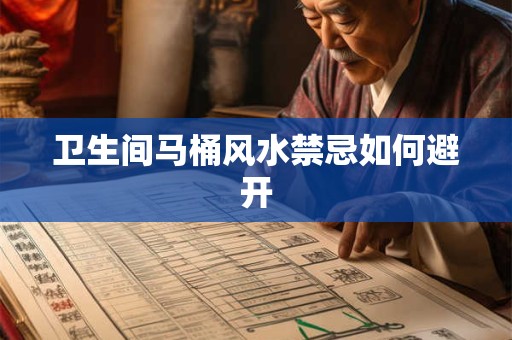 卫生间马桶风水禁忌如何避开