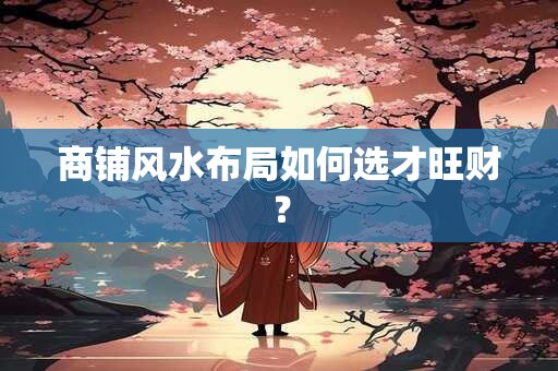 商铺风水布局如何选才旺财？