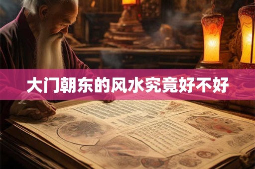 大门朝东的风水究竟好不好