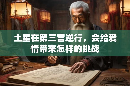 土星在第三宫逆行，会给爱情带来怎样的挑战