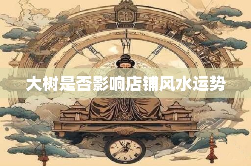 大树是否影响店铺风水运势