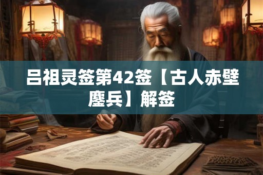 吕祖灵签第42签【古人赤壁鏖兵】解签
