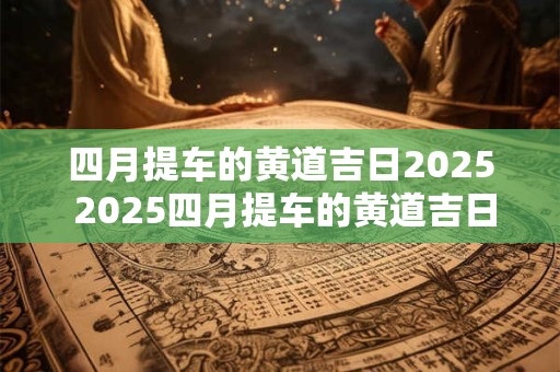 四月提车的黄道吉日2025 2025四月提车的黄道吉日是什么