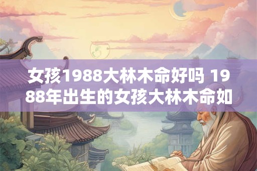 女孩1988大林木命好吗 1988年出生的女孩大林木命如何