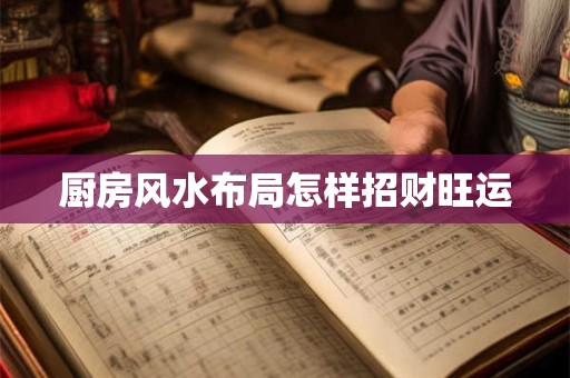 厨房风水布局怎样招财旺运