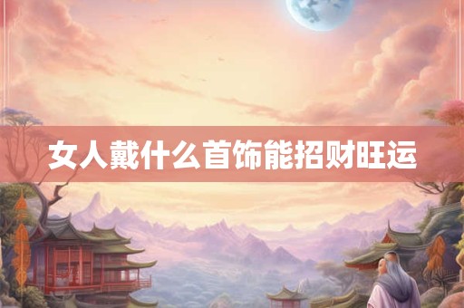 详细阅读:女人戴什么首饰能招财旺运 女人戴什么首饰能招财旺运