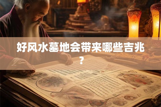 好风水墓地会带来哪些吉兆？