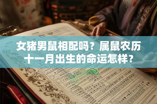 女猪男鼠相配吗?属鼠农历十一月出生的命运怎样? 女猪男鼠相配吗?属鼠农历十一月出生的命运怎样?