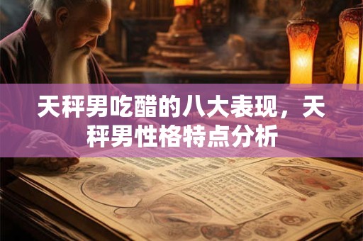 天秤男吃醋的八大表现，天秤男性格特点分析