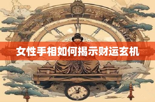 女性手相如何揭示财运玄机