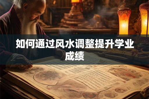 如何通过风水调整提升学业成绩