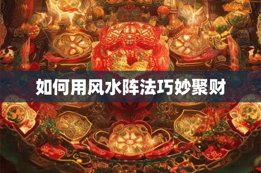 如何用风水阵法巧妙聚财