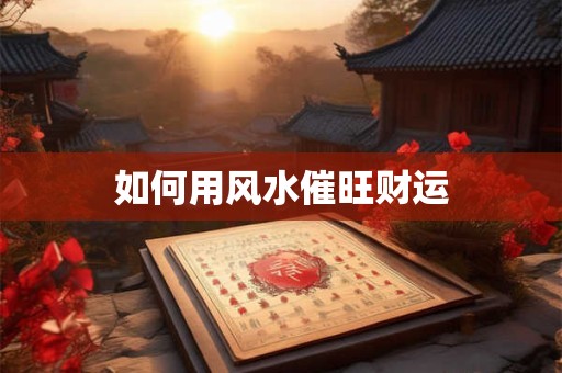 如何用风水催旺财运