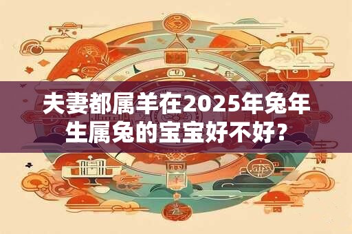 夫妻都属羊在2025年兔年生属兔的宝宝好不好？