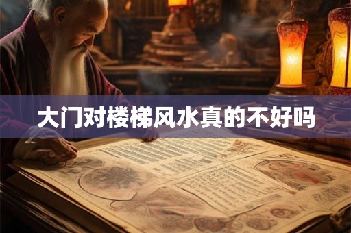 大门对楼梯风水真的不好吗