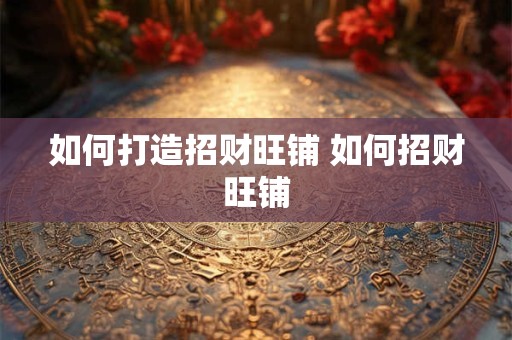 如何打造招财旺铺 如何招财旺铺