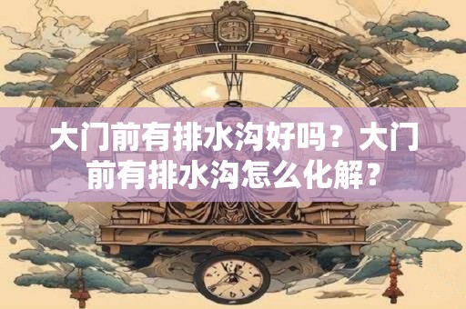 大门前有排水沟好吗？大门前有排水沟怎么化解？