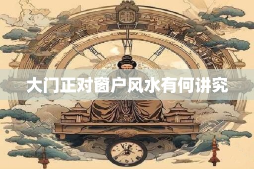 大门正对窗户风水有何讲究