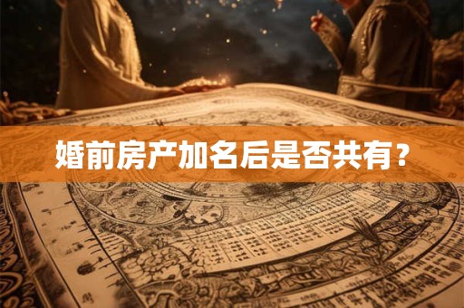 婚前房产加名后是否共有？