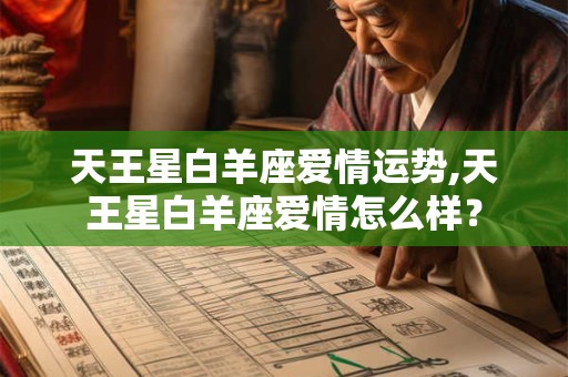 天王星白羊座爱情运势,天王星白羊座爱情怎么样？
