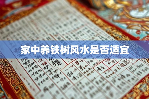家中养铁树风水是否适宜