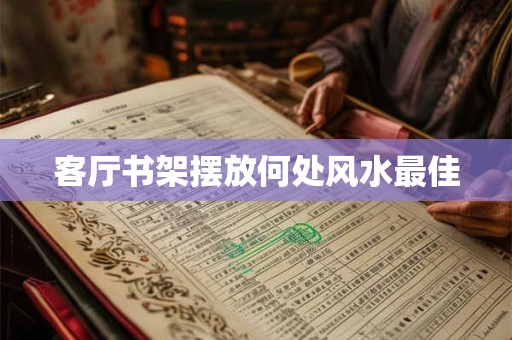 客厅书架摆放何处风水最佳