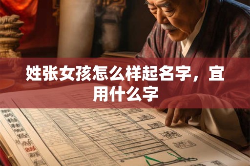 姓张女孩怎么样起名字，宜用什么字